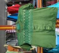 BUSANA PRIA MOTIF WAJIK HIJAU